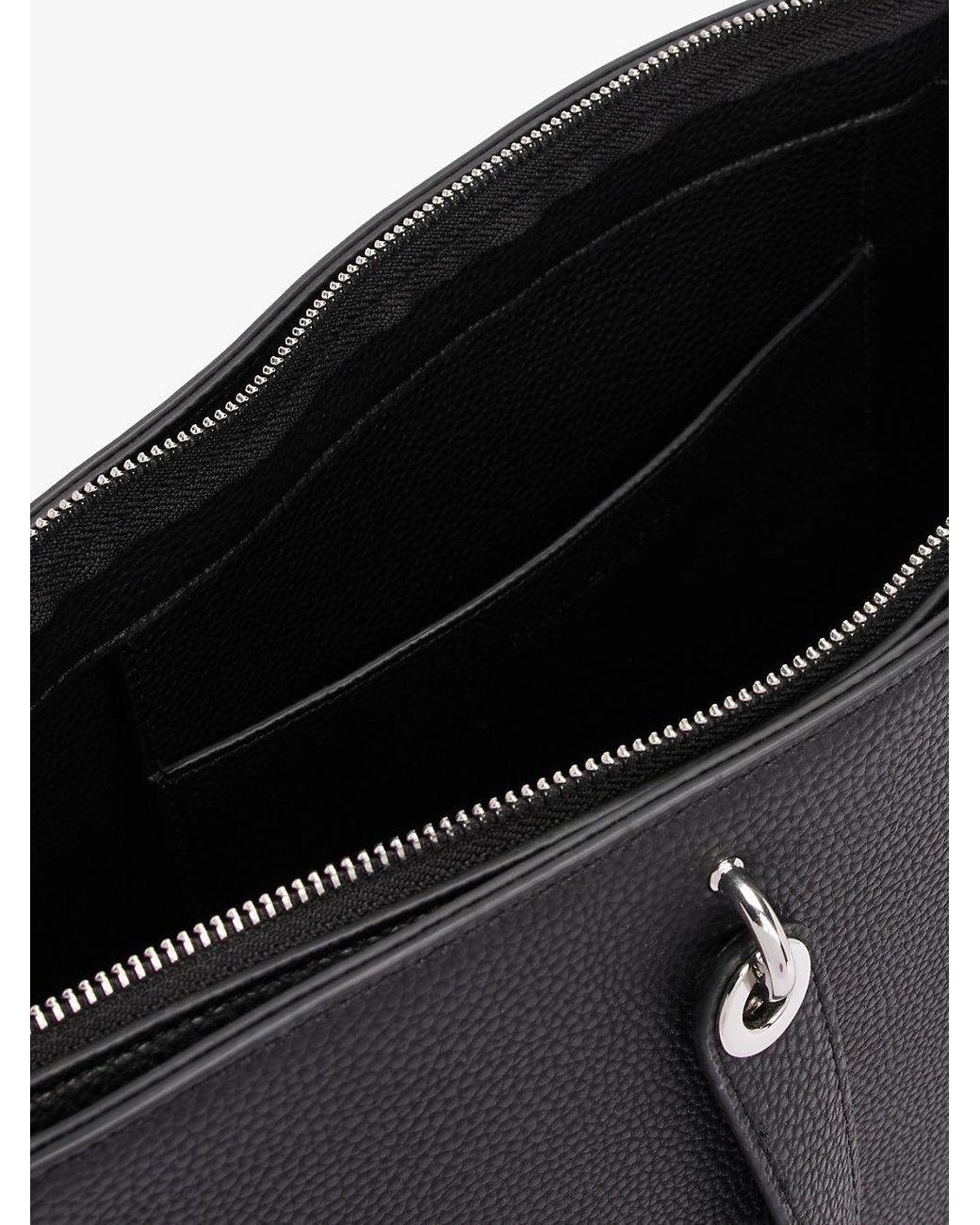Tommy Hilfiger Black Th Emblem Tote