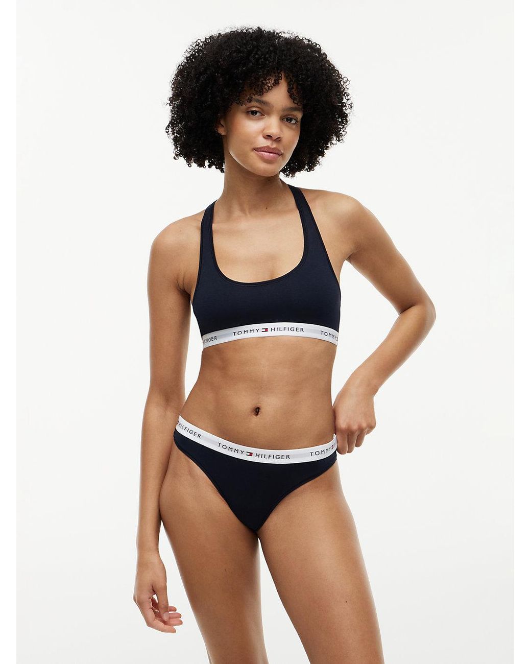 Tommy Hilfiger Blue Tommy Icons Unlined Bralette