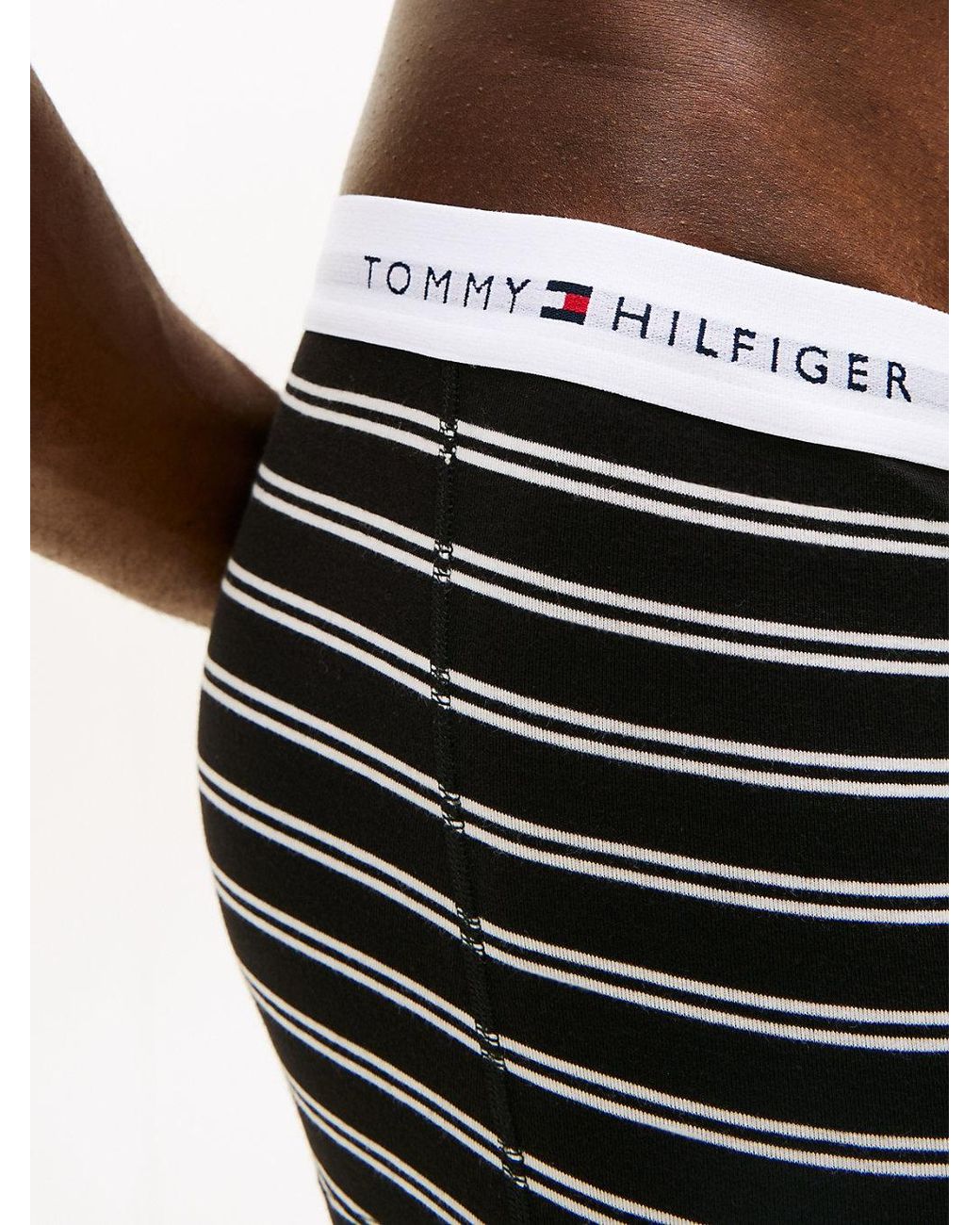 Tommy Hilfiger White 3-Pack Signature Waistband Print Trunks for men