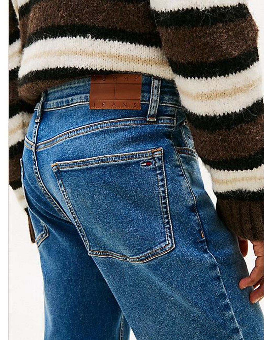 Tommy Hilfiger Blue Scanton Faded Slim Jeans for men
