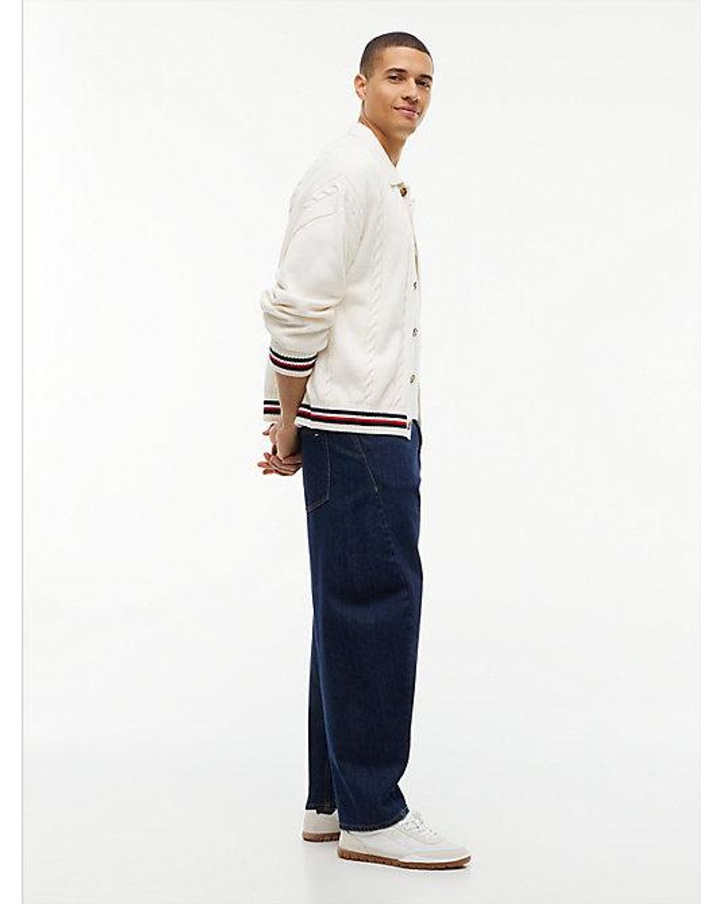 Tommy Hilfiger Blue Ashton Barrel Twisted Seam Jeans for men