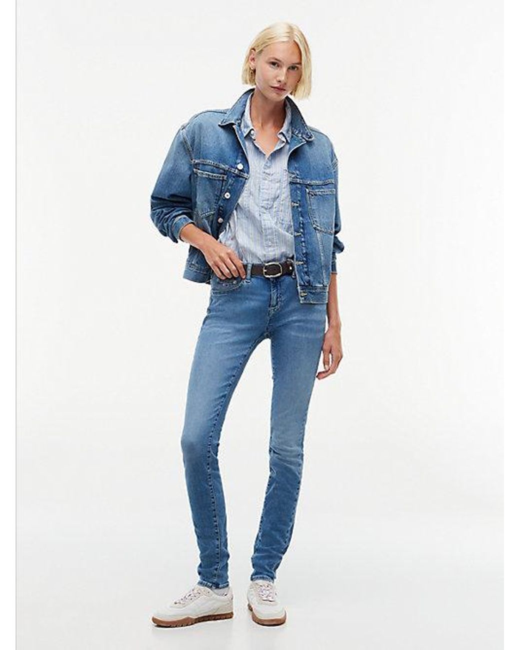 Tommy Hilfiger Blue Low Rise Skinny Jeans