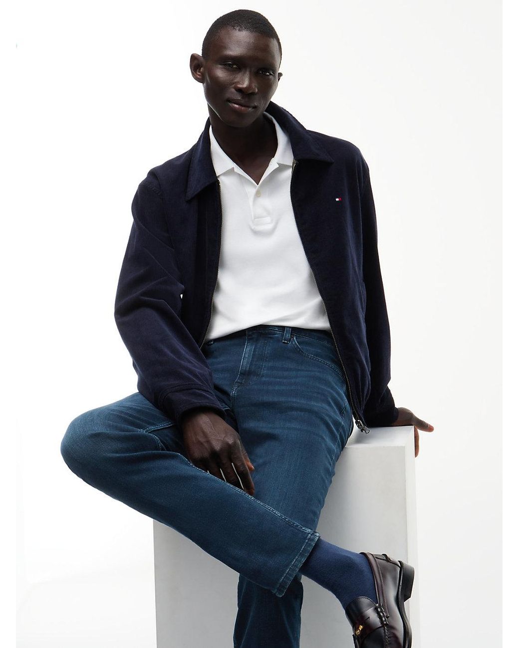 Tommy Hilfiger Blue Bleecker Slim Jeans for men