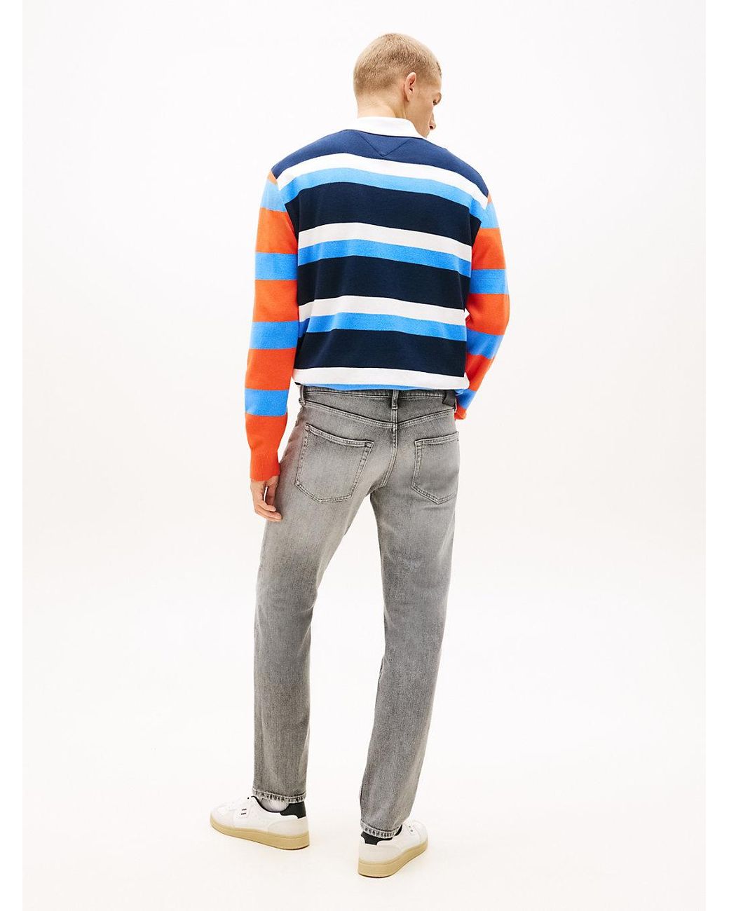 Jean Slim Scanton Noir Délavé Tommy Hilfiger pour homme en coloris Black