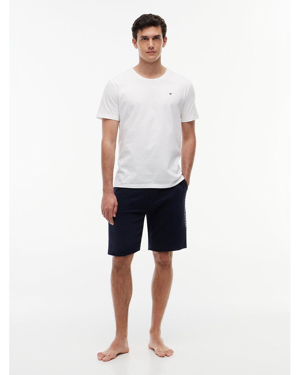 Tommy Hilfiger Blue Th Original Logo Sweat Shorts for men