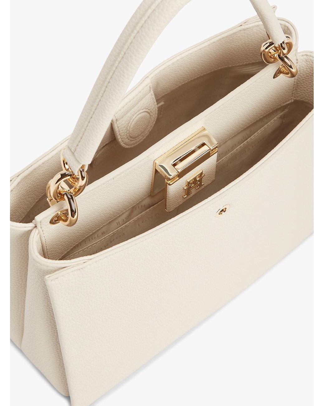 Tommy Hilfiger Natural Th Monogram Crossbody Satchel