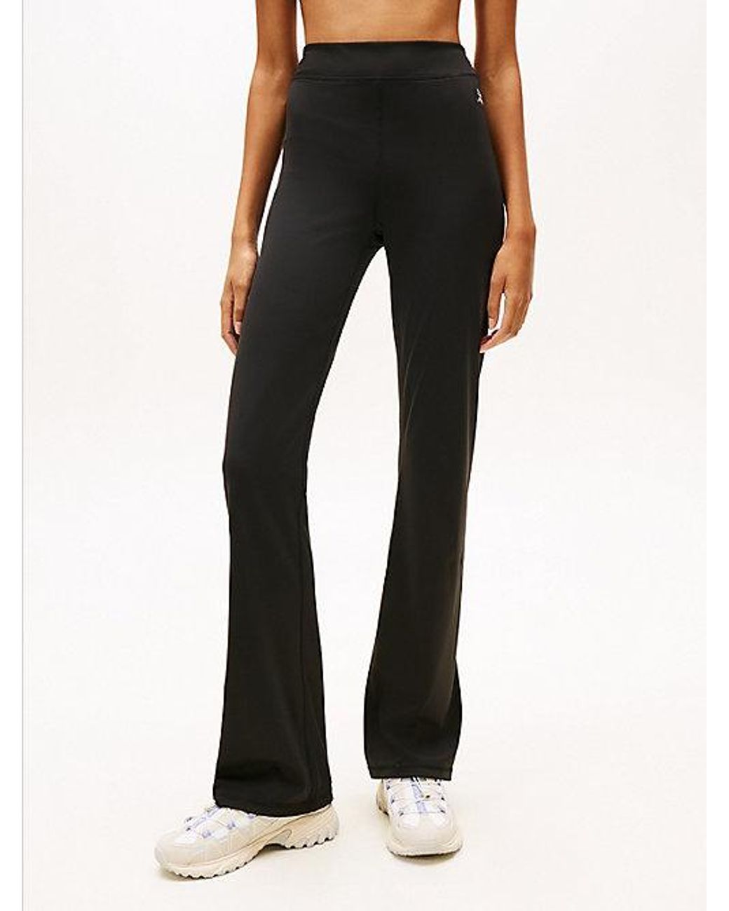 Tommy Hilfiger Blue Logo Slim Kick Flare Leggings