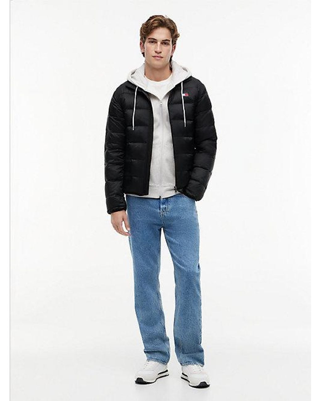 Tommy Hilfiger Blue Tommy Jeans Packable Lightweight Down Ripstop Relaxed Jacket for men