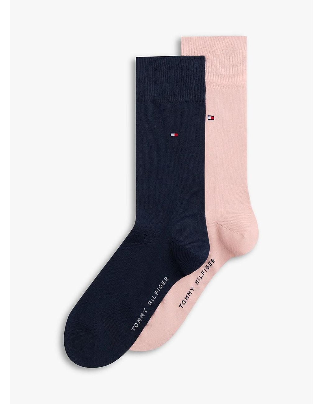 Tommy Hilfiger Blue 2-Pack Logo Flag Embroidery Socks for men