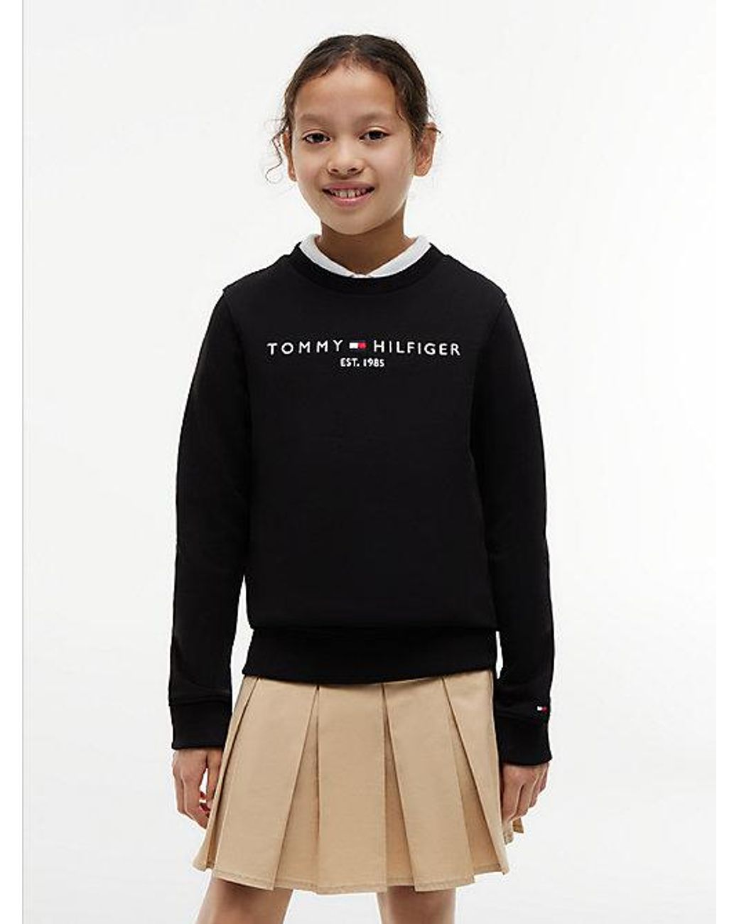 Tommy Hilfiger Black Essential Logo Sweatshirt