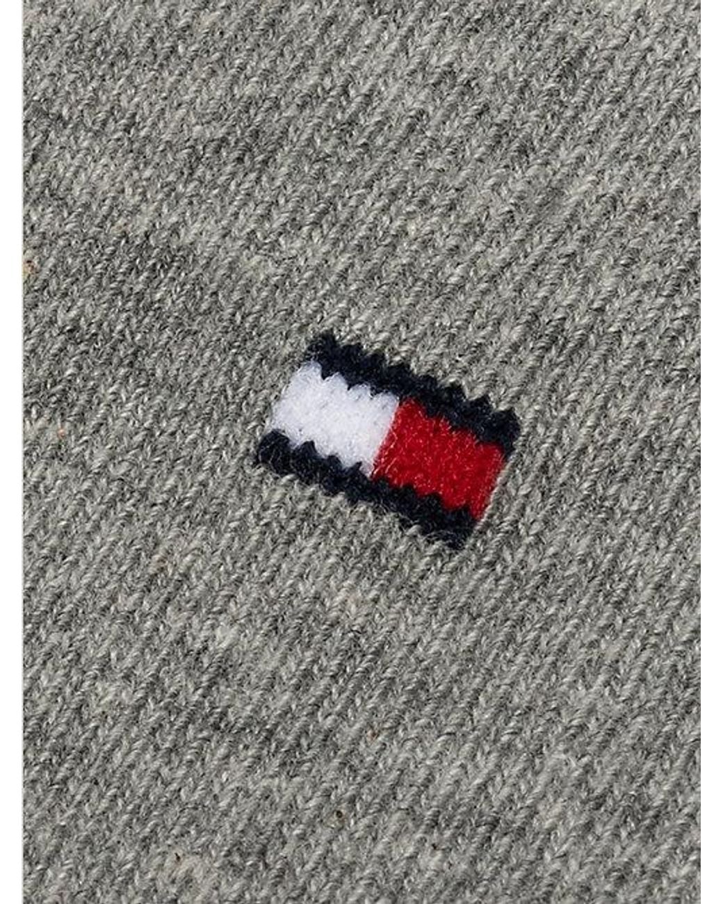 Tommy Hilfiger Gray 2 Pack Flag Embroidery Ankle Socks