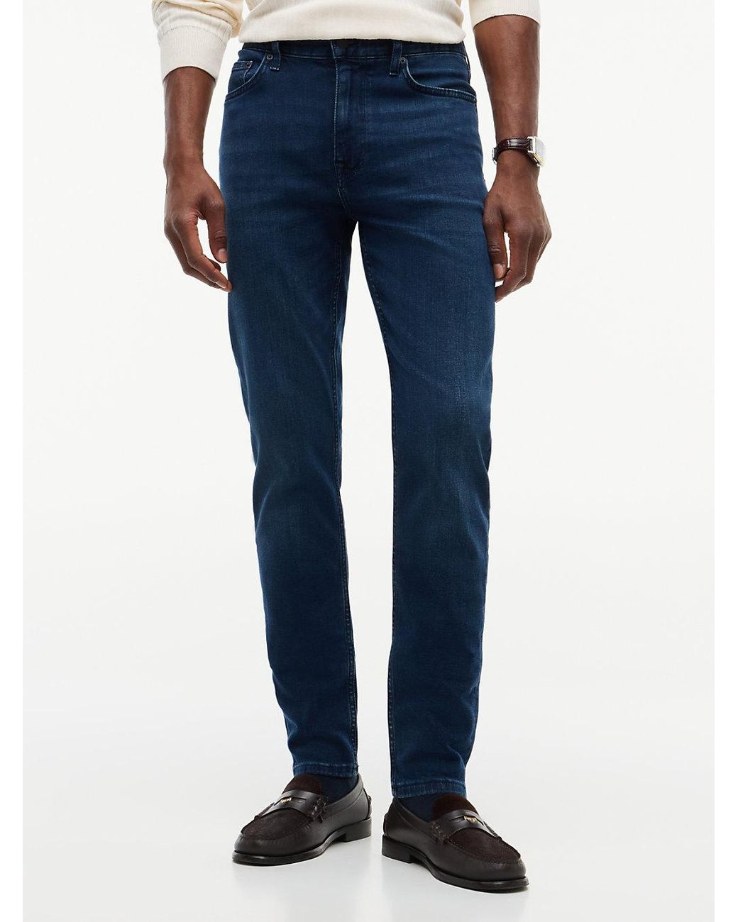 Tommy Hilfiger Blue Bleecker Slim Jeans for men