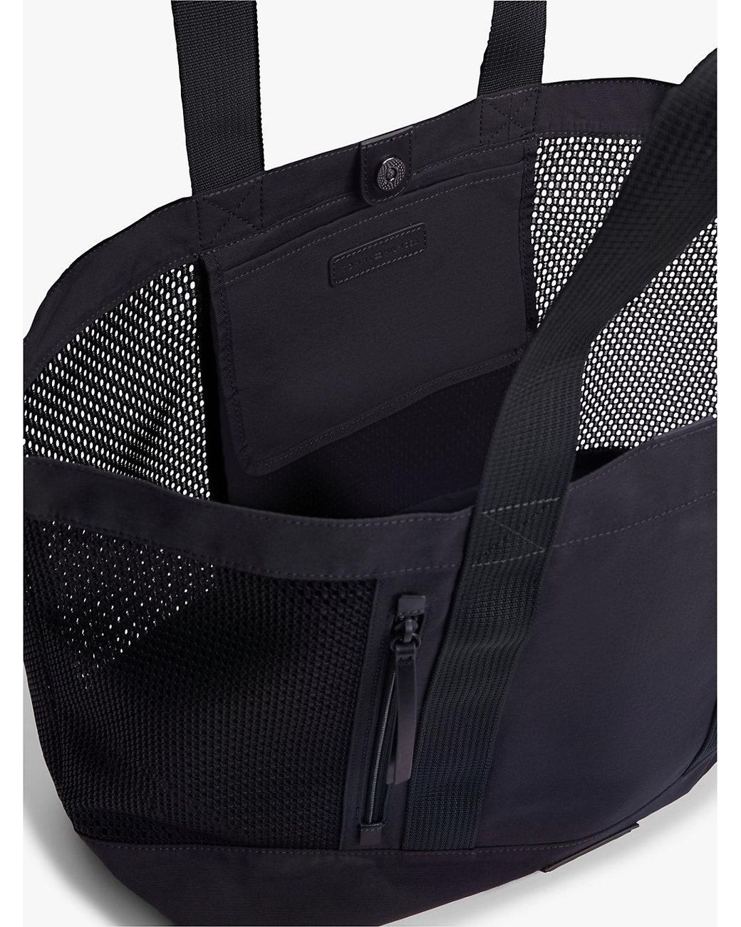 Tommy Hilfiger Blue Mesh Panel Beach Tote Bag for men
