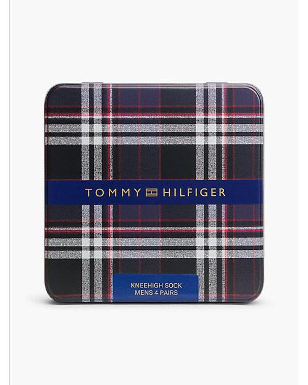 Tommy Hilfiger Blue 4 Pack Knee High Socks Gift Box for men