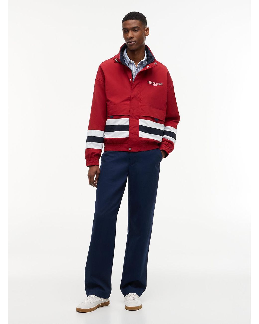 Tommy Hilfiger Red Reversible Regatta Jacket for men