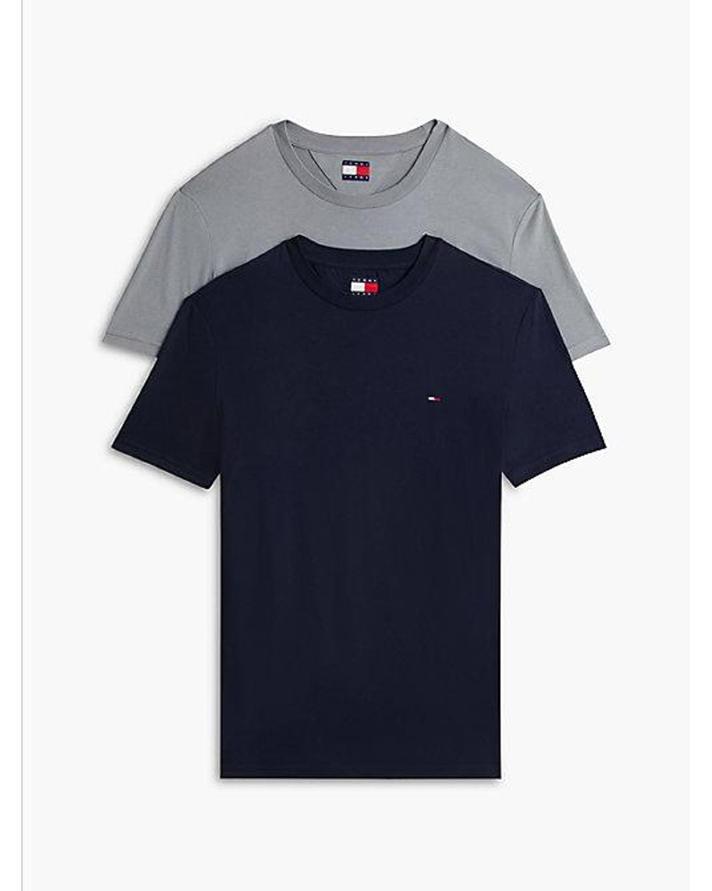 Tommy Hilfiger Blue 2-Pack Tommy Flag Extra Slim T-Shirts for men