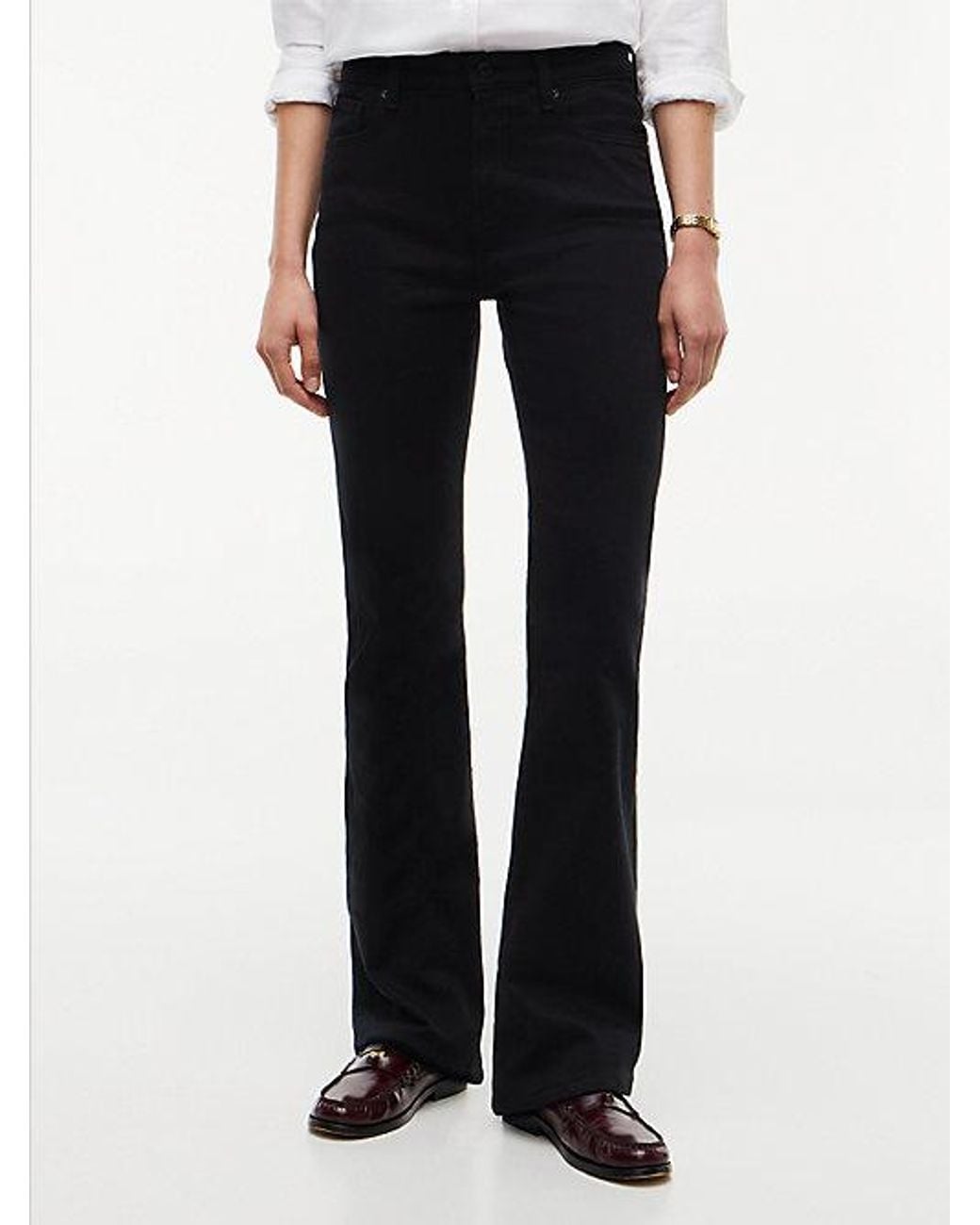 Tommy Hilfiger Black Skye Mid Rise Bootcut Jeans