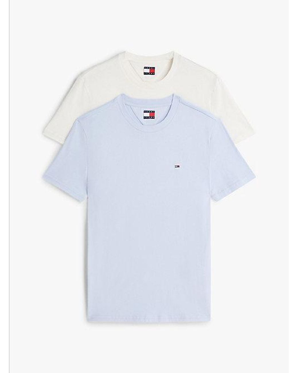 Tommy Hilfiger Blue 2-Pack Tommy Flag Extra Slim T-Shirts for men