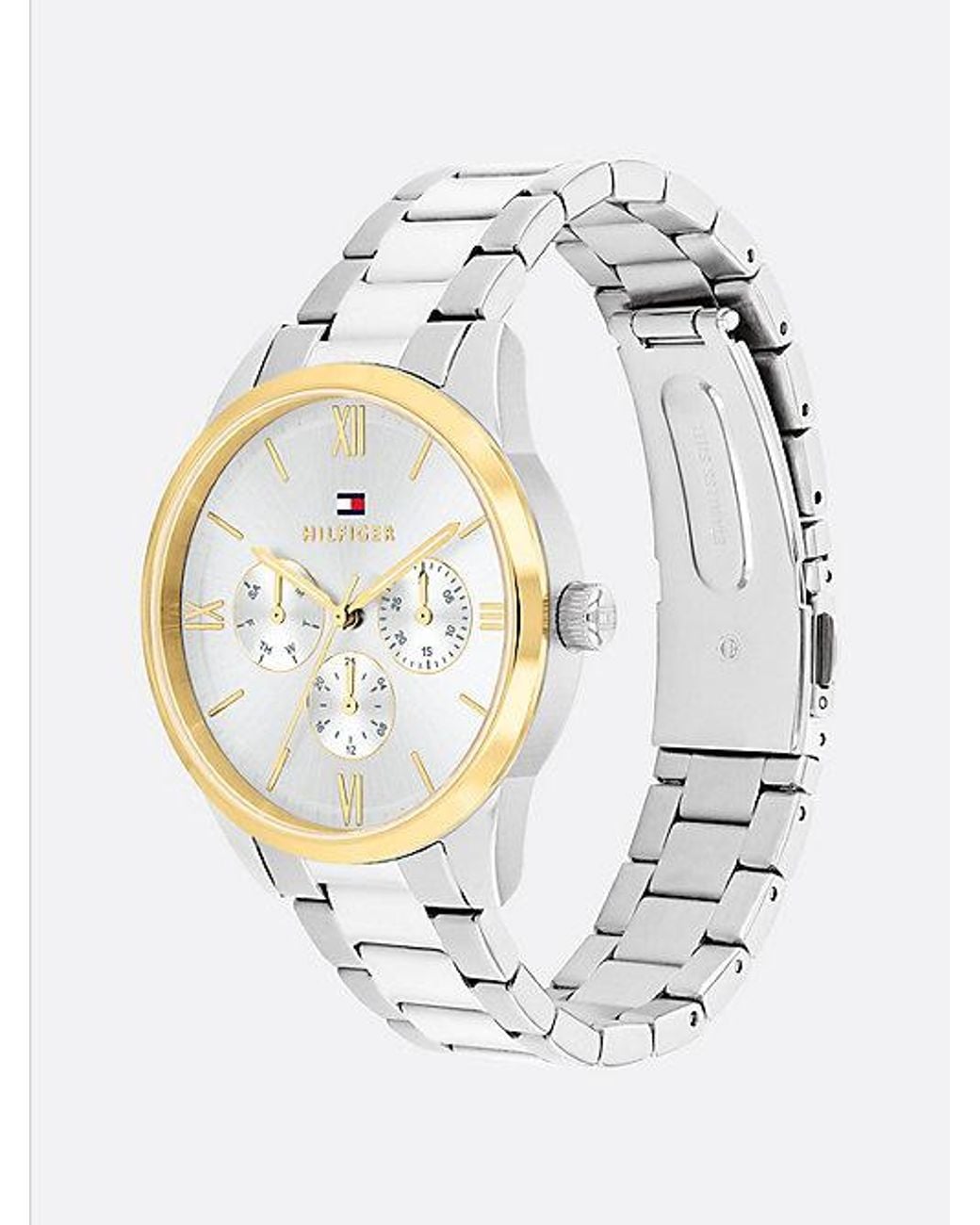 Tommy Hilfiger White Rose Gold-plated Stainless Steel Watch