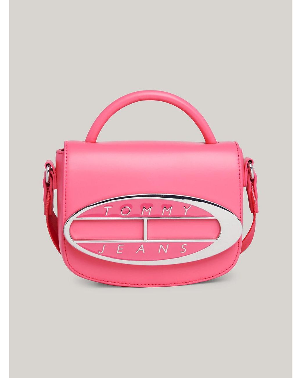 Tommy Hilfiger Origin Plaque Crossover Bag in Pink Lyst UK