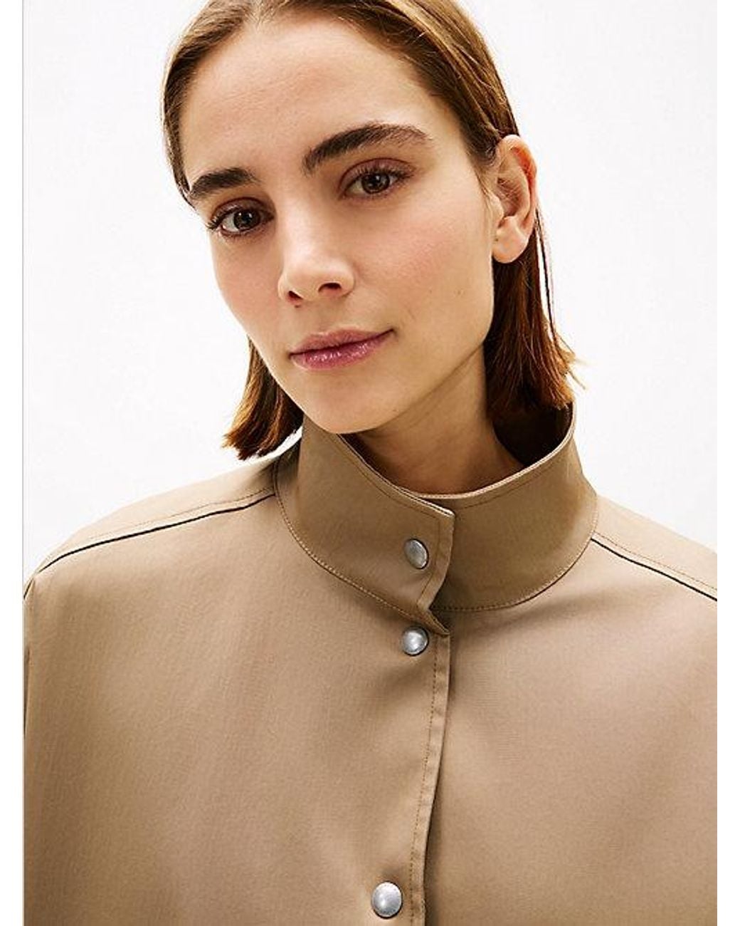 Tommy Hilfiger Natural Water Repellent Oversized Car Coat