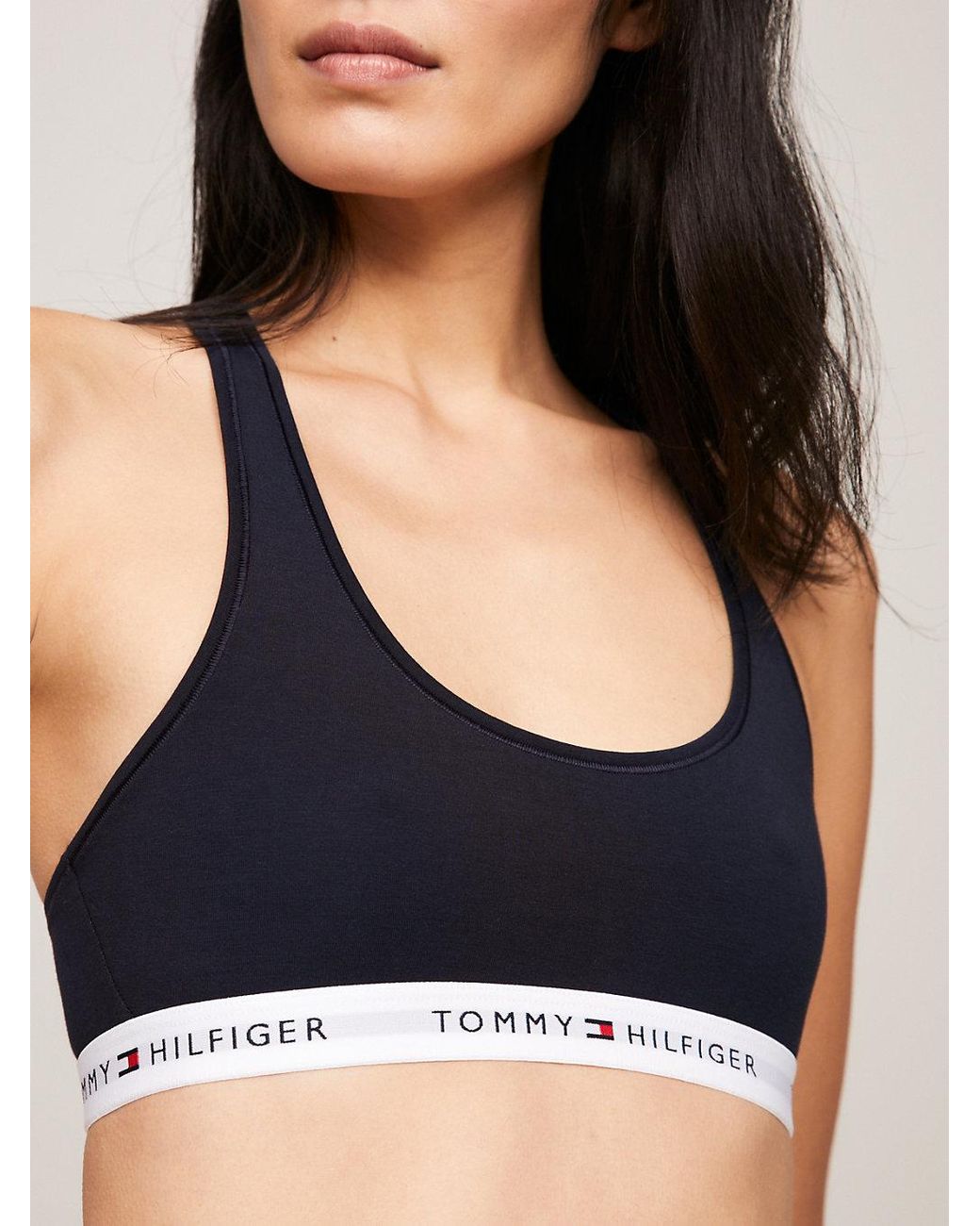 Tommy Hilfiger Blue Tommy Icons Unlined Bralette
