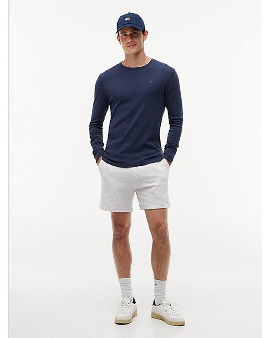 Tommy Hilfiger Blue Long Sleeve Slim Fit T-Shirt for men