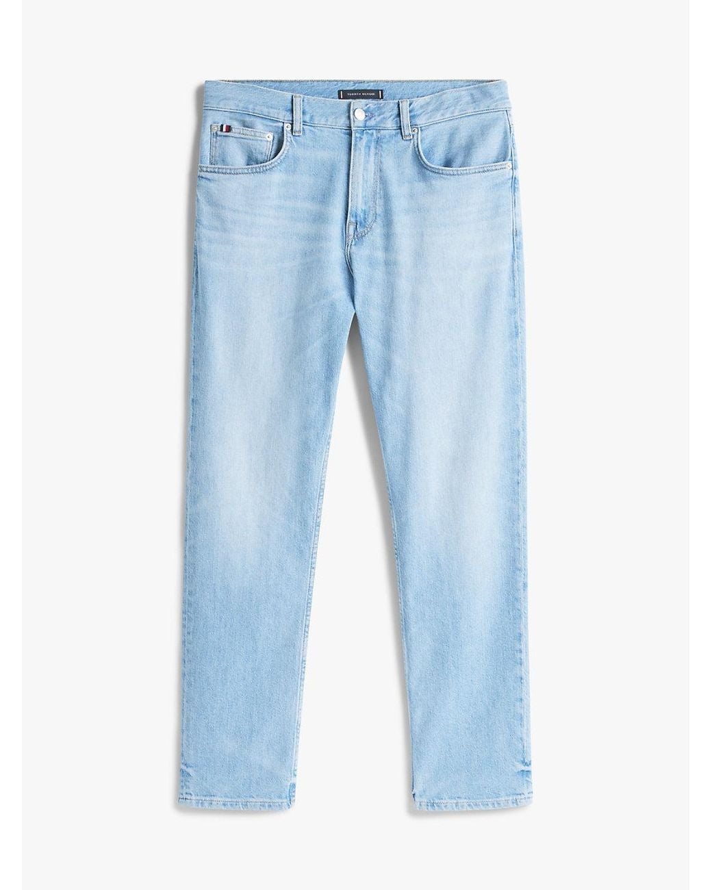 Tommy Hilfiger Red Denton Faded Slim Straight Leg Jeans for men