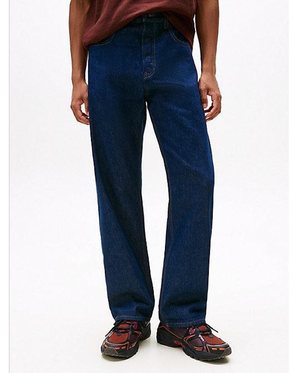 Tommy Hilfiger Blue Otis Selvedge Regular Straight Leg Jeans for men