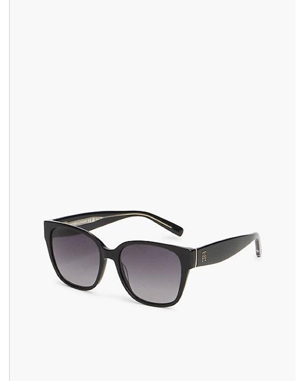 Tommy Hilfiger White Th Monogram Global Stripe Sunglasses
