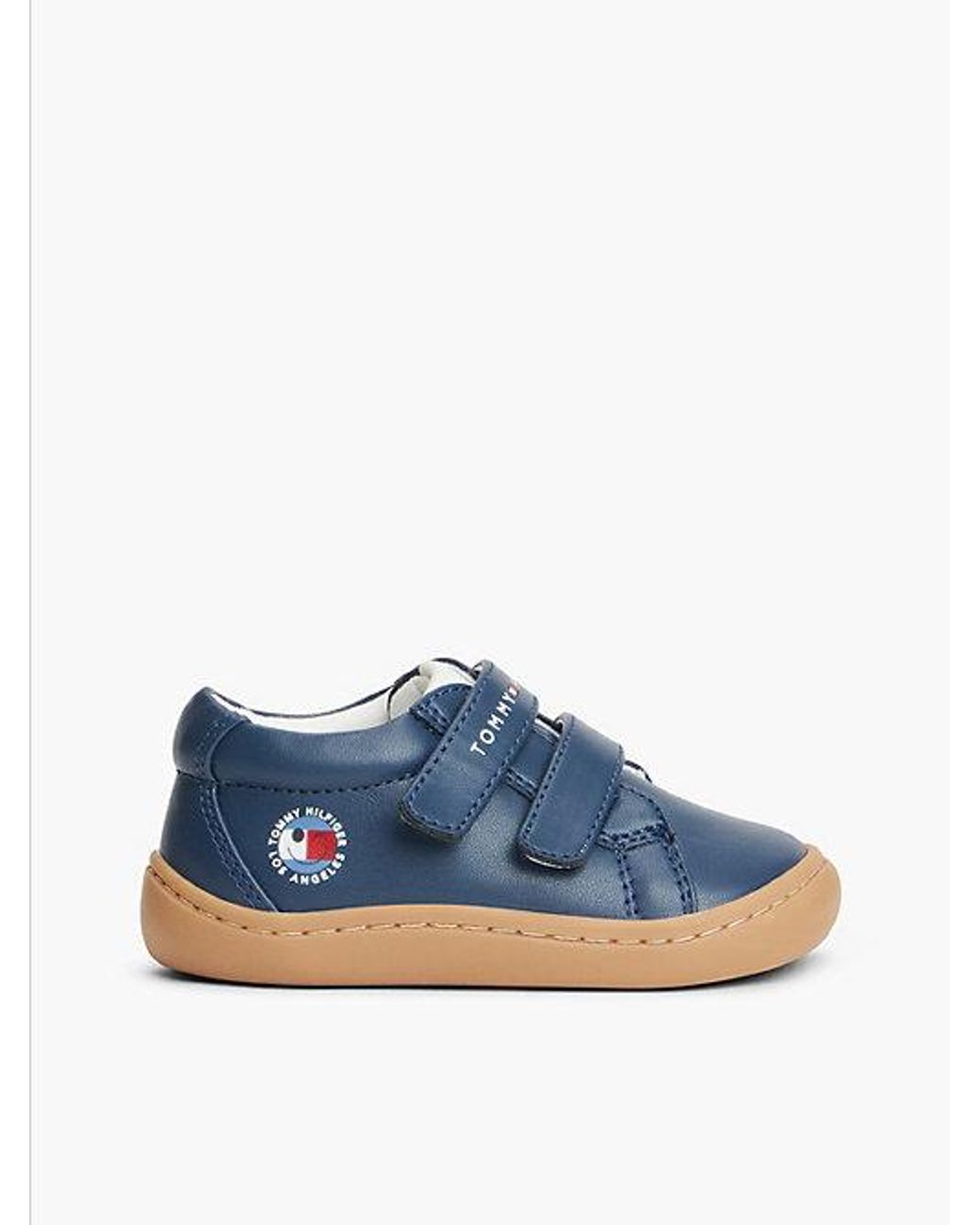 Tommy Hilfiger Blue Logo Graphic Mid Top Trainers