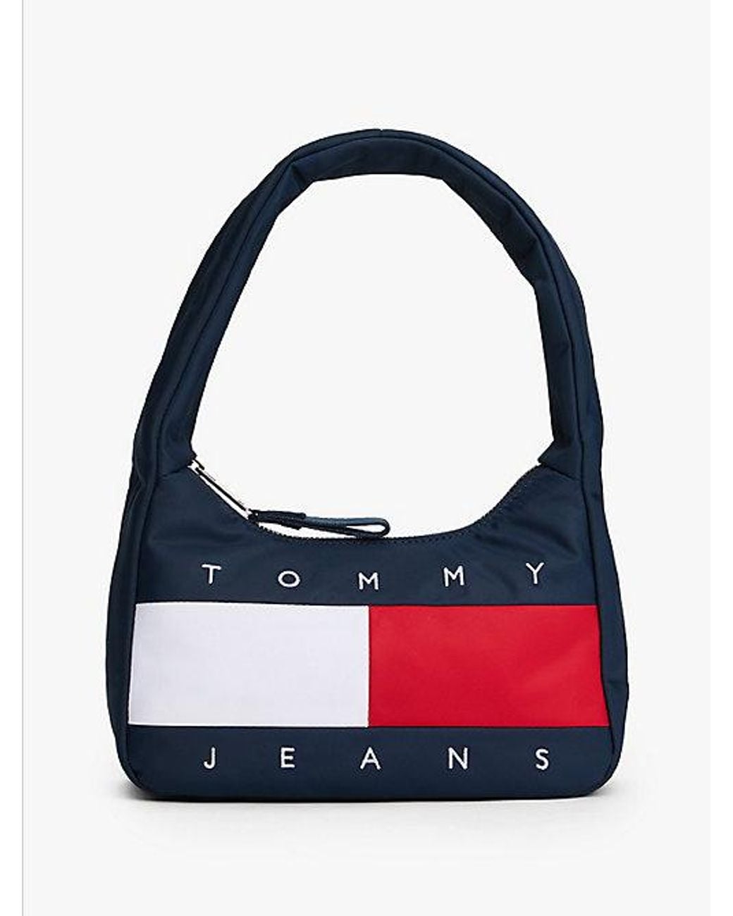 Tommy Hilfiger Blue Archive Logo Shoulder Bag
