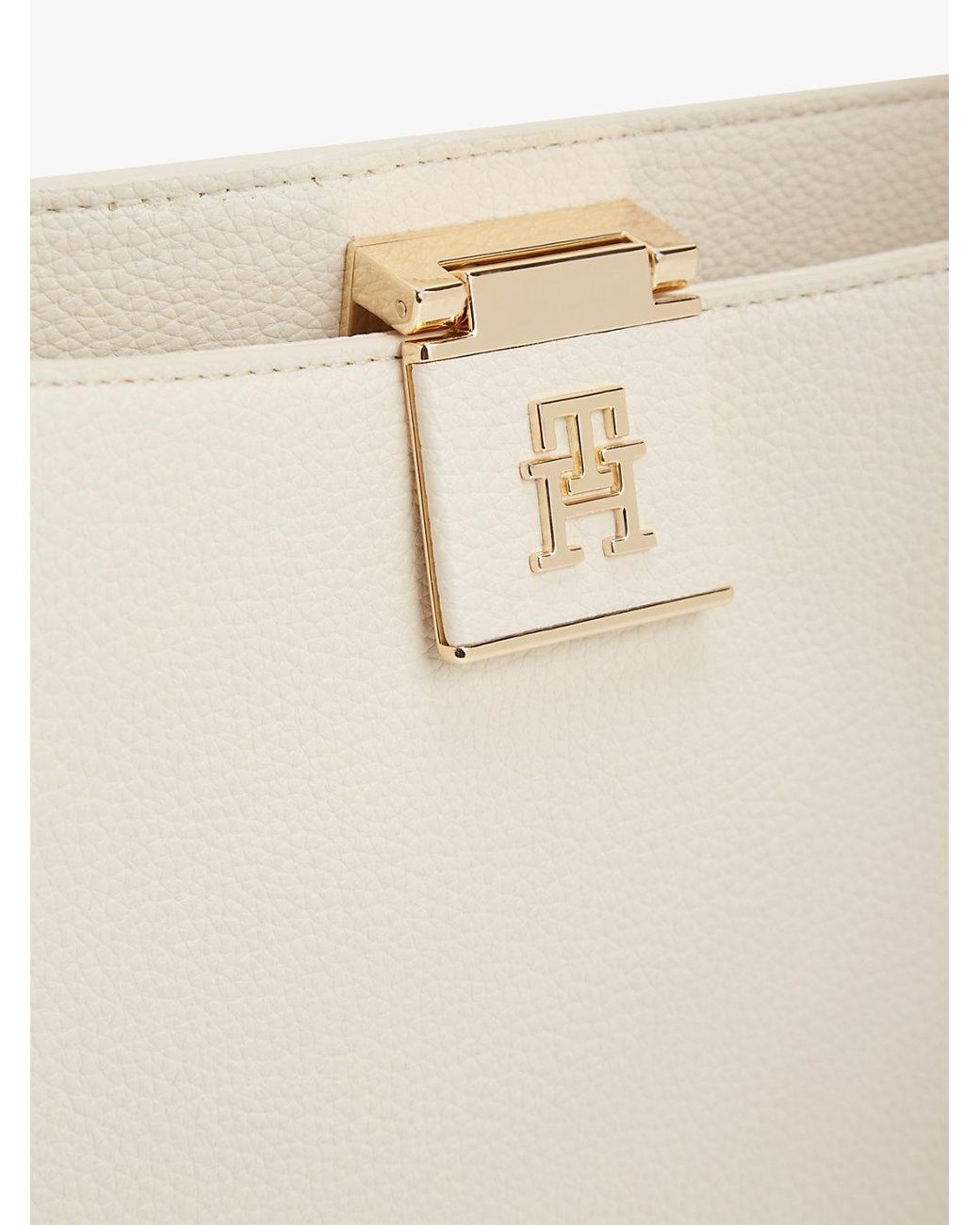 Tommy Hilfiger Natural Th Monogram Crossbody Satchel