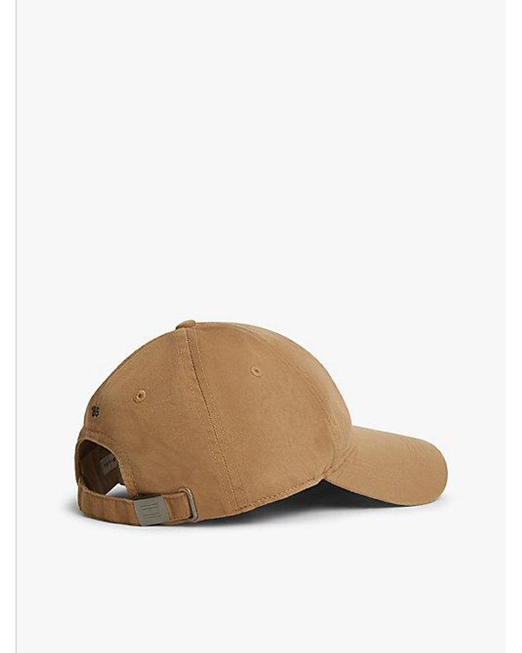 Tommy Hilfiger Brown Hilfiger Flag Embroidery Baseball Cap for men