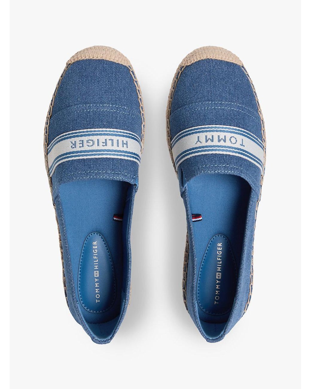 Tommy Hilfiger Blue Canvas Espadrilles