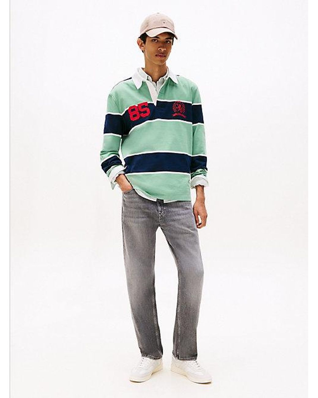 Tommy Hilfiger Multicolor Sonny Faded Regular Tapered Leg Jeans for men