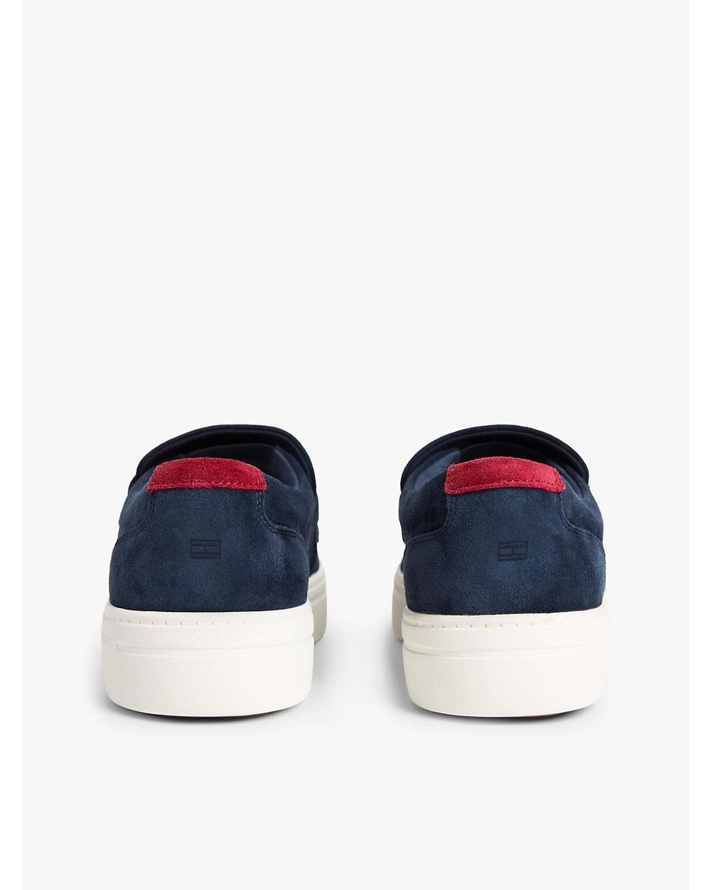 Tommy Hilfiger Blue Lightweight Suede Hybrid Loafers for men