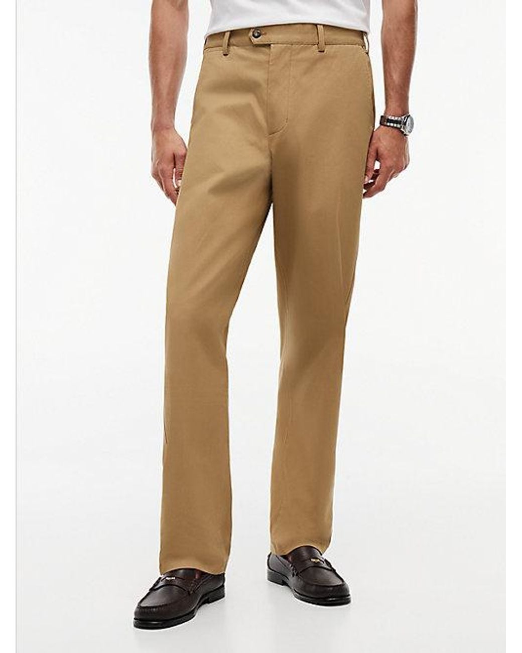 Tommy Hilfiger Natural River Relaxed Straight Leg Chinos for men