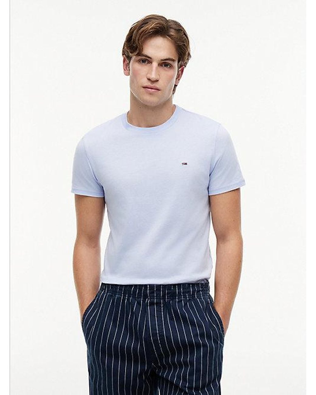 Tommy Hilfiger Blue 2-Pack Tommy Flag Extra Slim T-Shirts for men