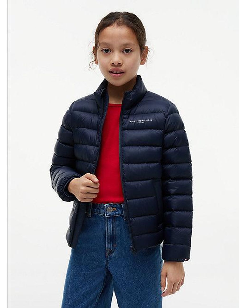 Tommy Hilfiger Blue Essential Lightweight Down Jacket