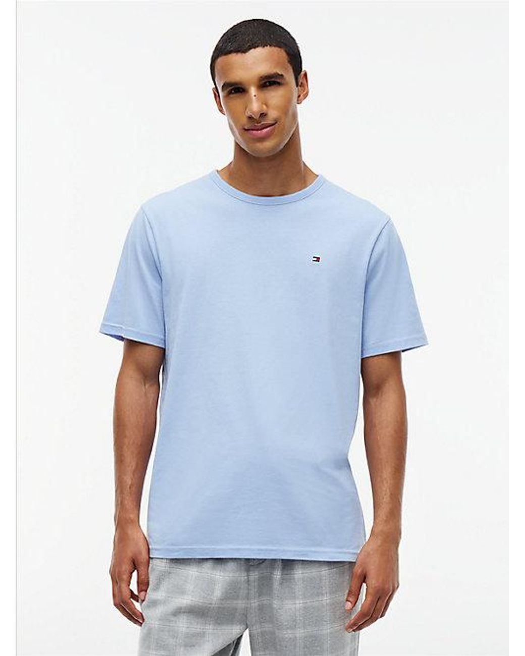Tommy Hilfiger Blue 3 Pack Signature Jersey Lounge T-Shirts for men