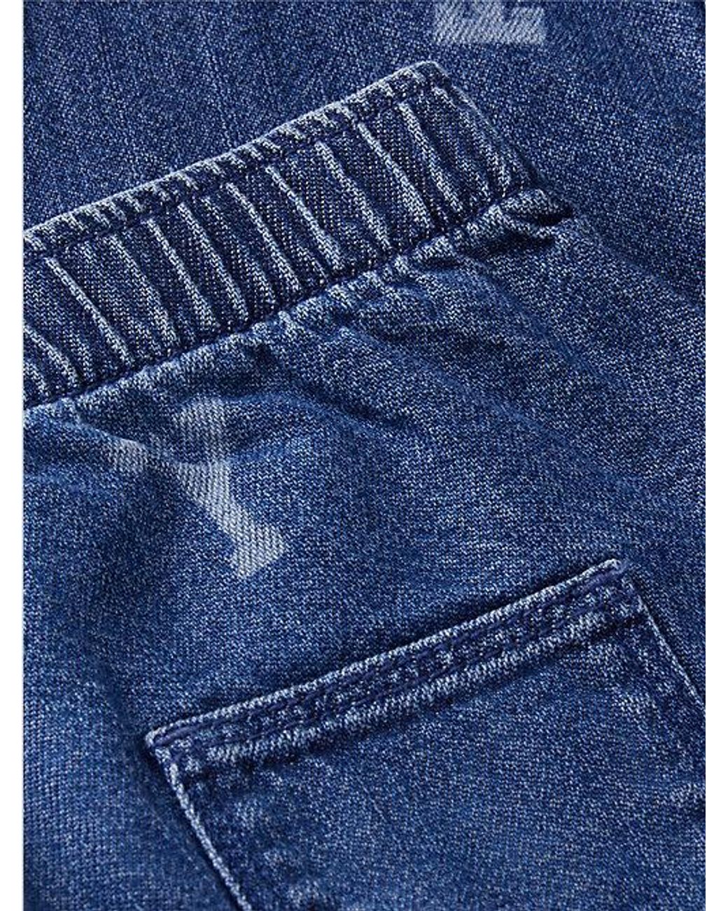 Tommy Hilfiger Blue Logo Elasticated Waist Jeans