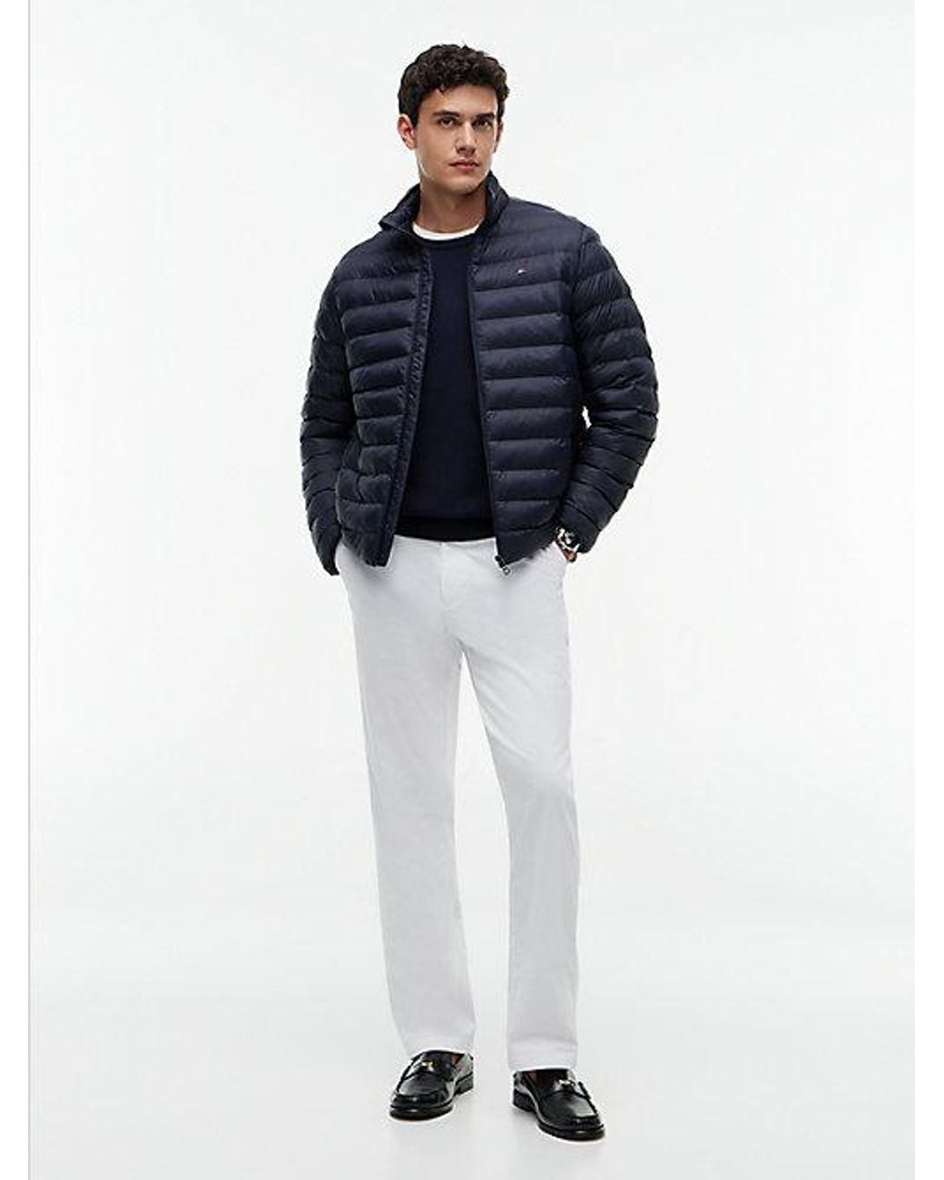 Tommy Hilfiger Compact Quilted Jack in het Blue voor heren