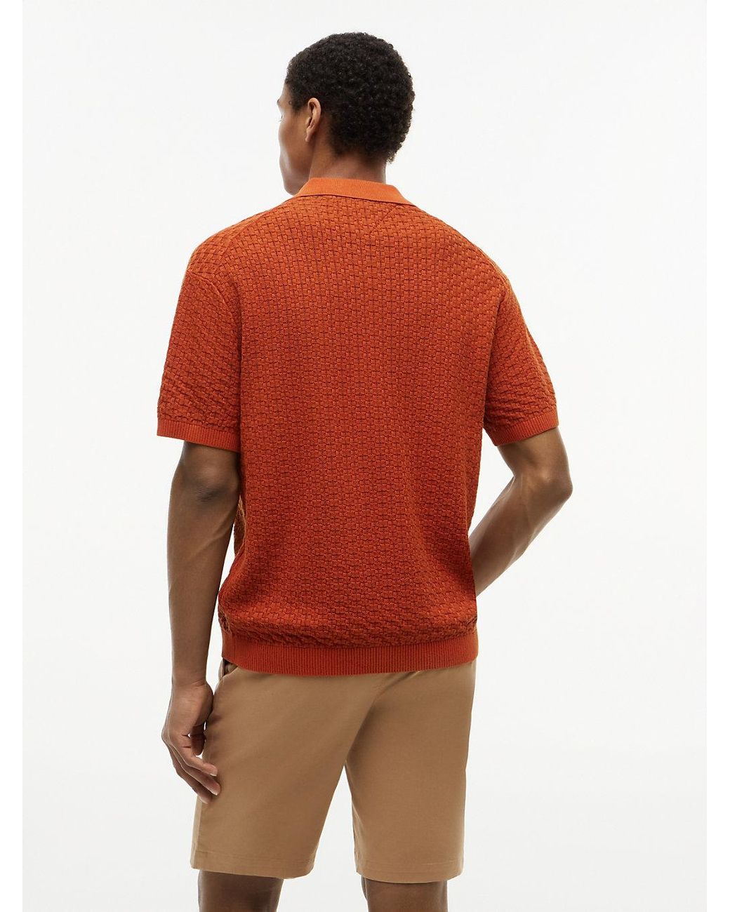 Tommy Hilfiger Washed Structured Polo Shirt for men