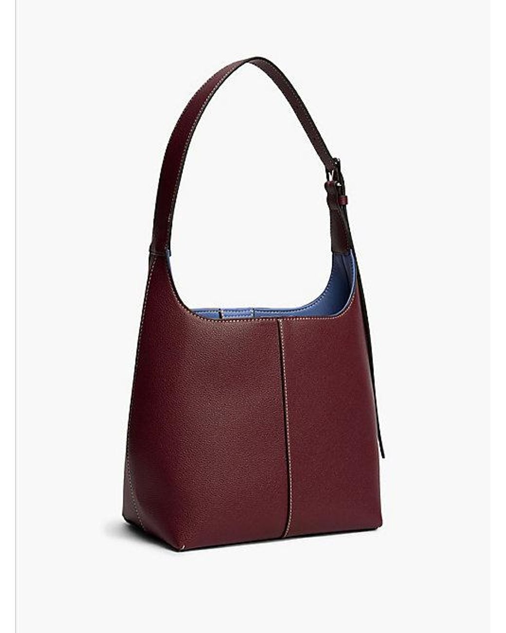 Tommy Hilfiger Purple Tommy Jeans City Logo Plaque Hobo Bag