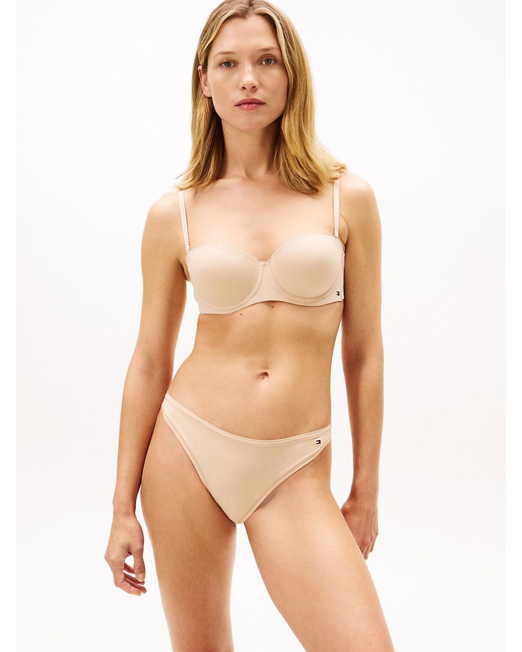 Tommy Hilfiger Natural Essential Microfibre Strapless Bra