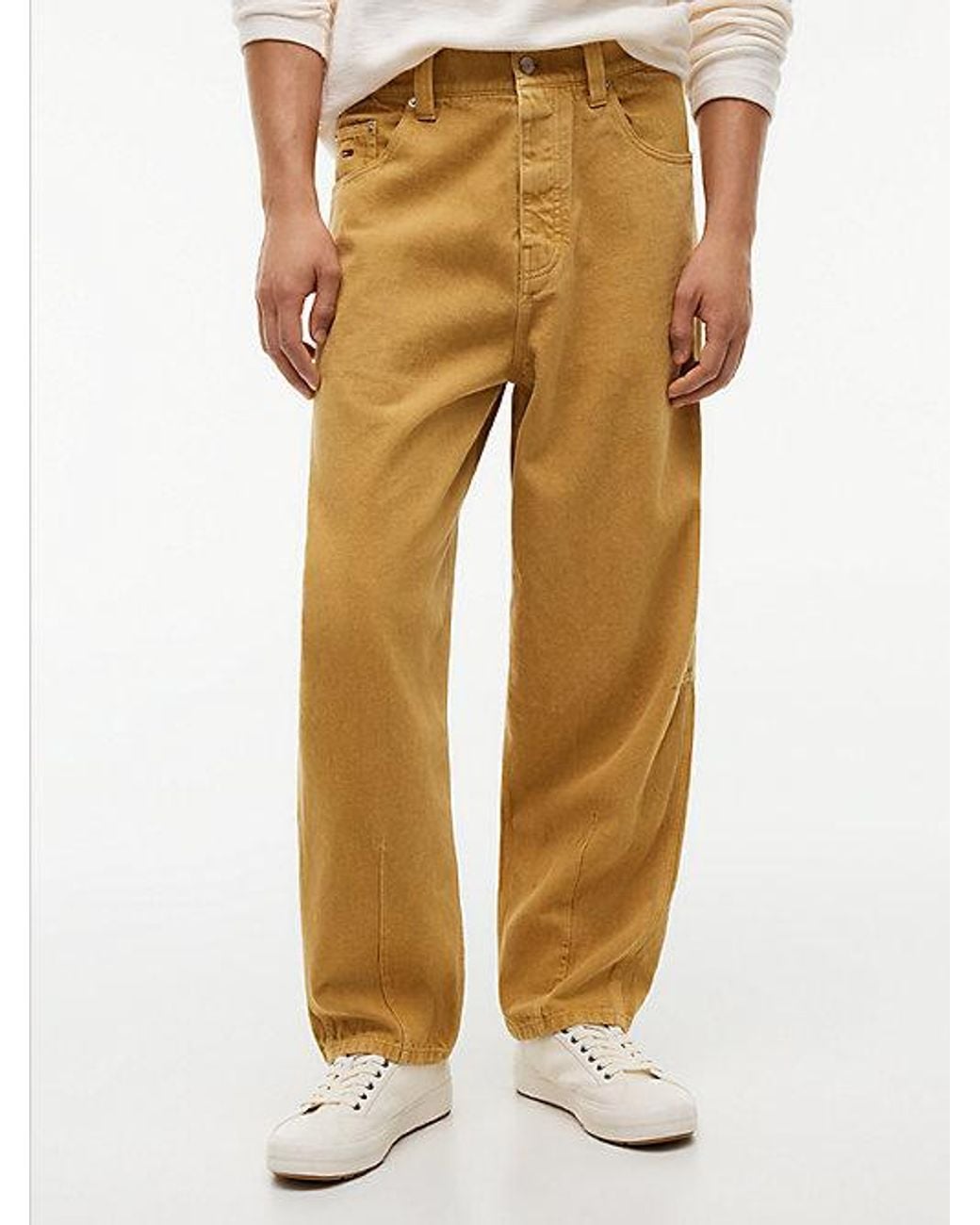 Tommy Hilfiger Natural Tommy Jeans Ashton Barrel Leg Boxy Jeans for men