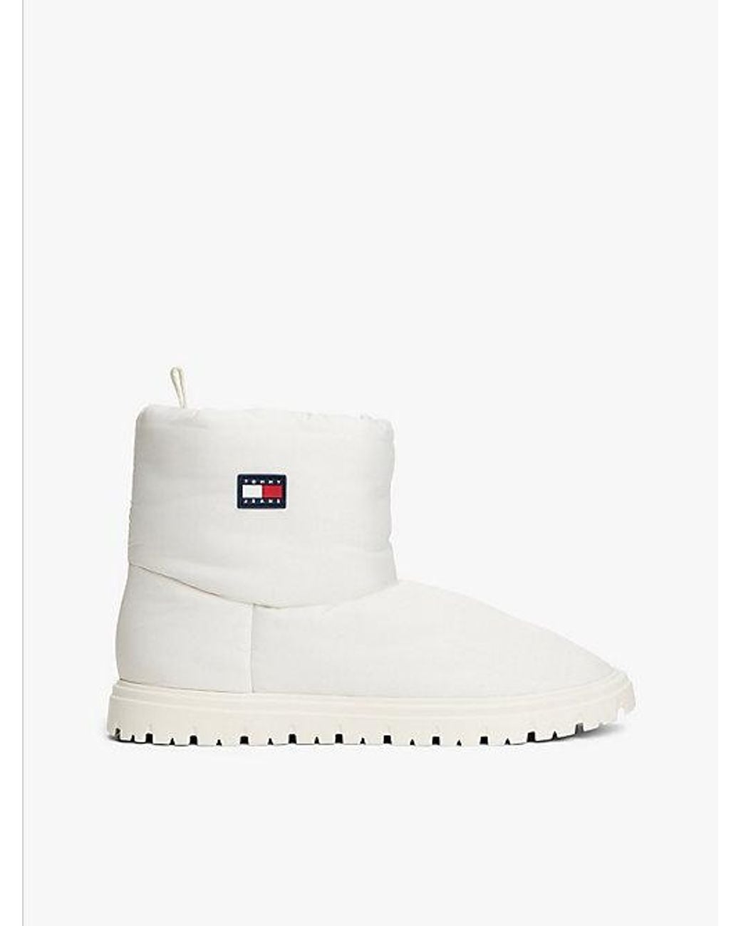Tommy Hilfiger Natural Warm Lined Cleat Snow Boots