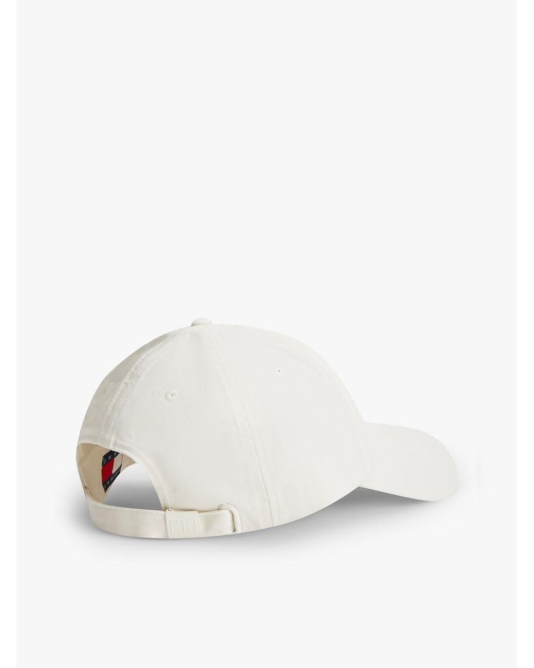 Tommy Hilfiger White Heritage Logo Baseball Cap for men
