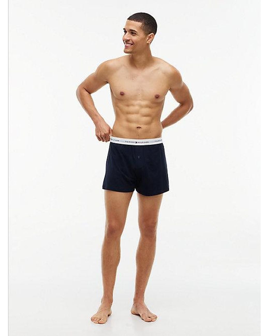 Tommy Hilfiger Red 2 Pack Signature Logo Print Loose Boxer Shorts for men